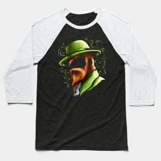 Leprechaun Without Face On St Patricks Day Baseball T-Shirt